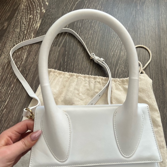 Jacquemus white le grand chiquito bag - Picture 6 of 15